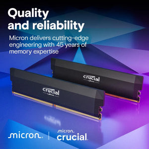 MEMORY DIMM 64GB DDR5-6000 K2/PRO OC CP2K32G60C40U5B CRUCIAL