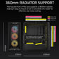 Corsair PC Case | 3200D RS ARGB | Smoke | Mid-Tower