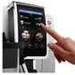 Delonghi | Coffee Maker | Dinamica Plus ECAM380.85.SB | Pump pressure 15 bar | Built-in milk frother | Automatic | 1450 W | Stainless Steel/Black