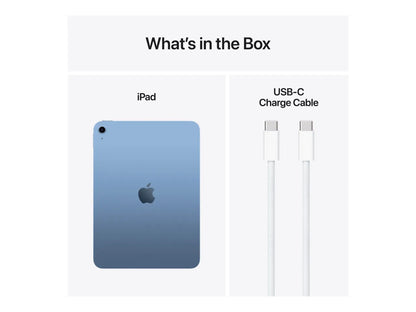Apple | iPad | 11 " | Blue | IPS, Liquid Retina | 2360 x 1640 pixels | Apple A16 | 256 GB | Wi-Fi | Front camera | 12 MP | Rear camera | 12 MP | Bluetooth | 5.3 | iPadOS | USB-C charging cable