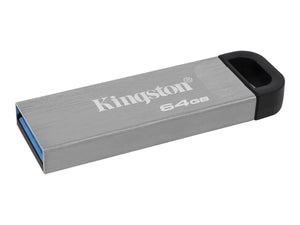 Kingston | USB Flash Drive | DataTraveler Kyson | 64 GB | USB Type-A | Black/Grey