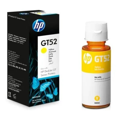HP GT52 Yellow Ink Bottle - BOX DAMAGE - 8000 pages, for HP DeskJet GT series, Cronos