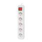 Lanberg Cable Power Strip, 5X French Outlets with Switch, Quality-Grade Copper, 1.5 m | PS1-05E-0150-W