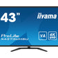 IIYAMA X4373UHSU-B1 43inch UW VA UHD