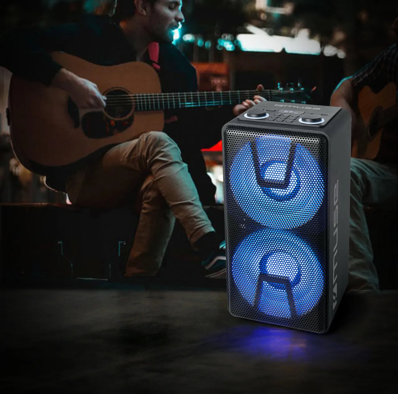 Muse | Party Box Speaker | M-1805 DJ | 150 W | Bluetooth | Wireless connection | Black