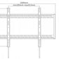 NEWSTAR FLAT SCREEN WALL MOUNT - IDEAL FOR LARGE FORMAT DISPLAYS (FIXED) - 125KG 60-100" BLACK