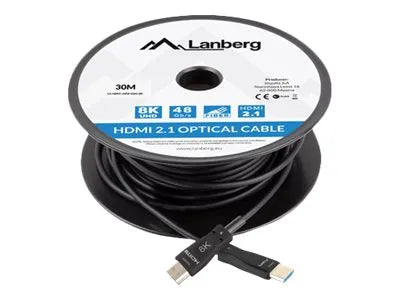 LANBERG HDMI v2.1 M/M cable 30m optical