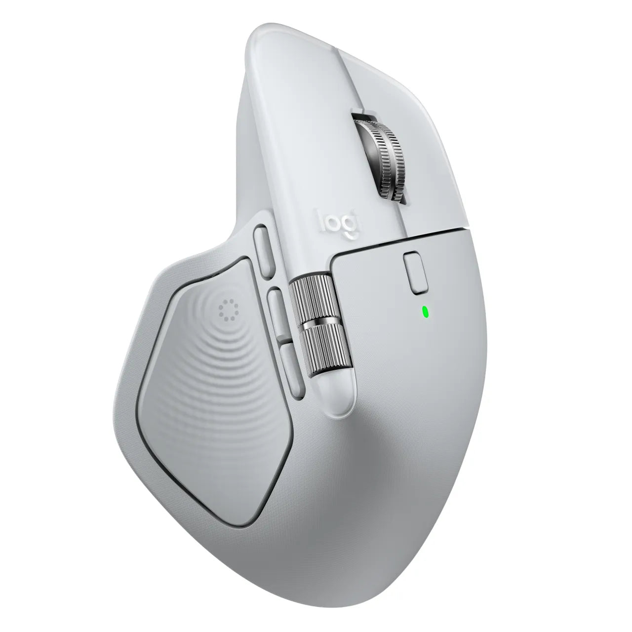 Logitech MX Master 4 for MAC Wireless Mouse RF Wireless + Bluetooth, 8000 DPI, White Silver