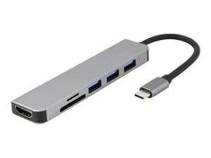 GEMBIRD Multi Port Adapter USB Type C