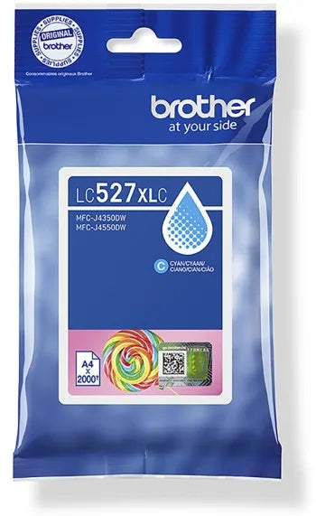 BROTHER LC527XLC CYAN HIGH YIELD INK-CARTRIDGE 2000P