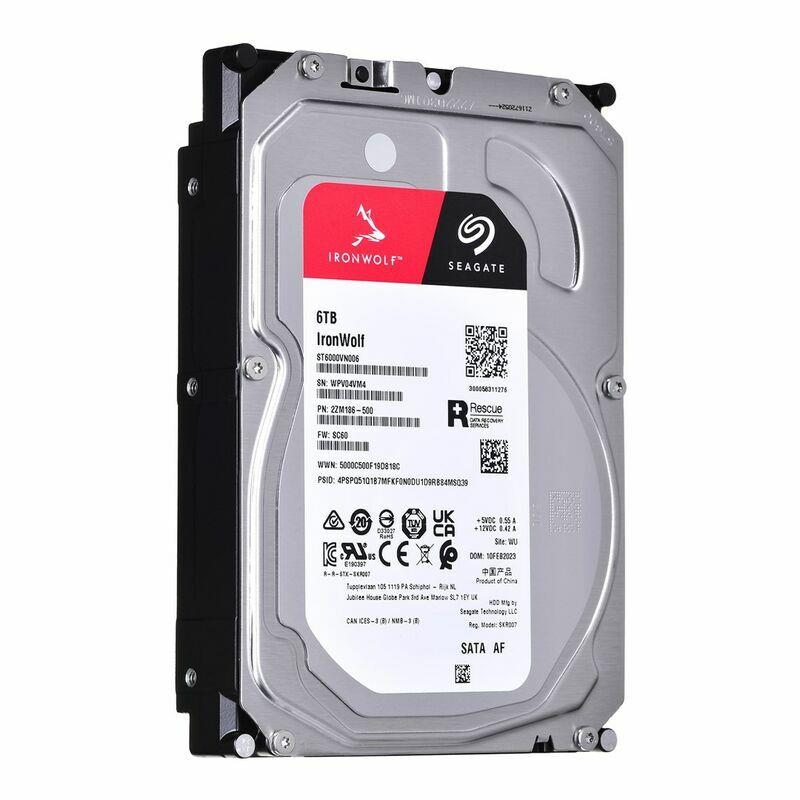 HDD|SEAGATE|IronWolf|6TB|SATA|256 MB|5400 rpm|Discs/Heads 4/8|3,5"|ST6000VN006