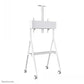 NEWSTAR MOBILE FLAT SCREEN FLOOR STAND (HEIGHT: 110 - 144 CM) 32-65" WHITE