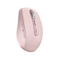  Logitech MX Anywhere 3S Mouse - RF Wireless + Bluetooth, Laser, 8000 DPI, Rose