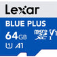 MEMORY MICRO SDXC 64GB UHS-I/W/A LMSBLPL064G-BNANG LEXAR