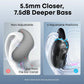 Anker Soundcore | Open-Ear Headphones, Comfortable Fit, Clear Sound, Lidless Case | V40i