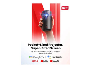 Anker Nebula | Capsule 3 Mini Portable Laser Projector | Full HD (1920x1080) | 300 ANSI lumens | Black | Wi-Fi