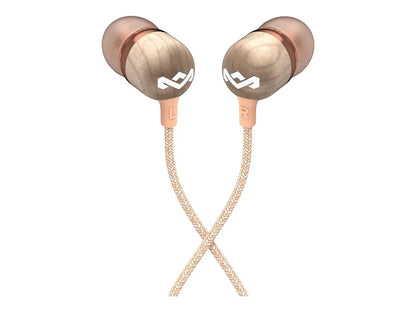 Marley Wired Earbuds | Smile Jamaica | Built-in microphone | USB Type-C | Copper