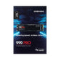 SSD|SAMSUNG|990 PRO|2TB|M.2|PCIE|NVMe|MLC|Write speed 6900 MBytes/sec|Read speed 7450 MBytes/sec|2.3mm|TBW 1200 TB|MTBF 1500000 hours|MZ-V9P2T0BW