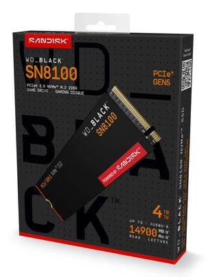 SSD|SANDISK|2400xTBW rating|NVMe Yes|PCI Express 5.0|M.2|4000 GB|SN8100|WDS400T1X0M-00CMT0