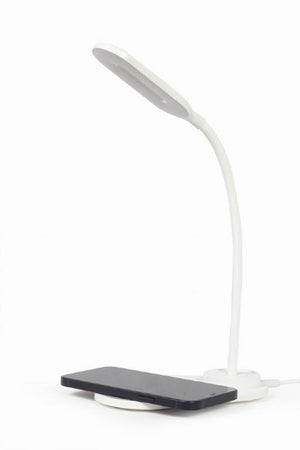 MOBILE CHARGER WRL DESK LAMP/WHT TA-WPC10-LED-01-W GEMBIRD