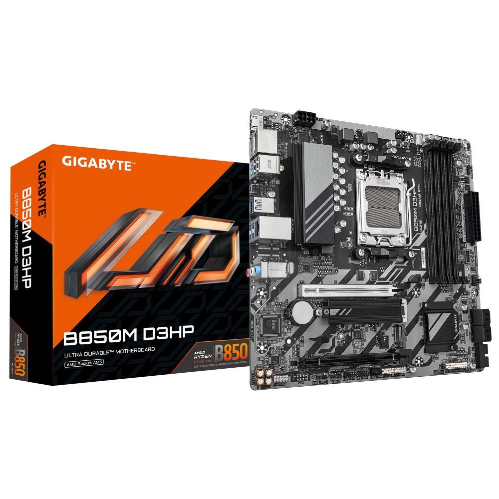 Mainboard|GIGABYTE|AMD B850|SAM5|ATX|Memory DDR5|Memory slots 4|B850MD3HP1.1