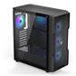 Case|ENDORFY|Regnum 400 ARGB|MidiTower|Case product features Transparent panel|Not included|ATX|MicroATX|MiniITX|Colour Black|EY2A009