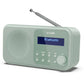 Sharp DR-P420(GN) Tokyo Portable Digital Radio, FM/DAB/DAB+, Bluetooth 5.0, USB or Battery Powered, Aquamarine Green | Sharp