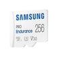 Samsung | PRO Endurance | MB-MJ256KA/EU | 256 GB | MicroSD Memory Card | Flash memory class U3, V30, Class 10 | SD adapter