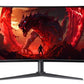 LCD Monitor|ACER|UM.CX0EE.H01|34"|Gaming/Curved/21 : 9|Panel VA|3440x1440|21:9|100Hz|Matte|1 ms|Speakers|Height adjustable|Tilt|Colour Black|UM.CX0EE.H01