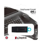 Kingston | USB Flash Drive | DataTraveler Exodia | 64 GB | USB 3.2 Gen 1 | Black/Blue