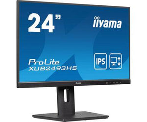 LCD Monitor|IIYAMA|23.8"|Business|Panel IPS|1920x1080|16:9|100Hz|Matte|0.5 ms|Speakers|Swivel|Pivot|Height adjustable|Tilt|Colour Black|XUB2493HS-B6