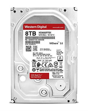 HDD|WESTERN DIGITAL|Red Pro|8TB|SATA 3.0|256 MB|7200 rpm|3,5"|WD8003FFBX