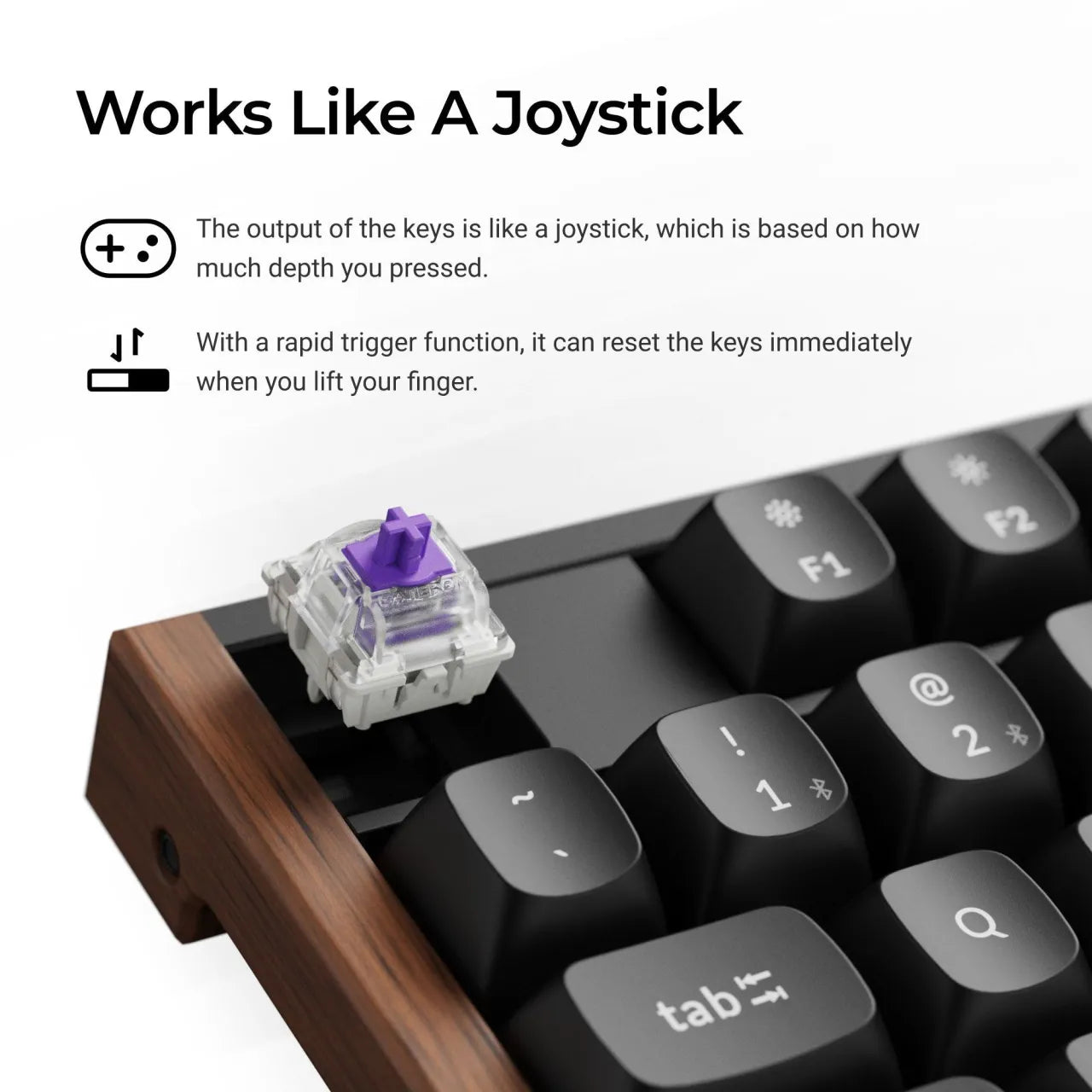 KEYBOARD WRL K10 HE/BLACK K10H-J1 KEYCHRON