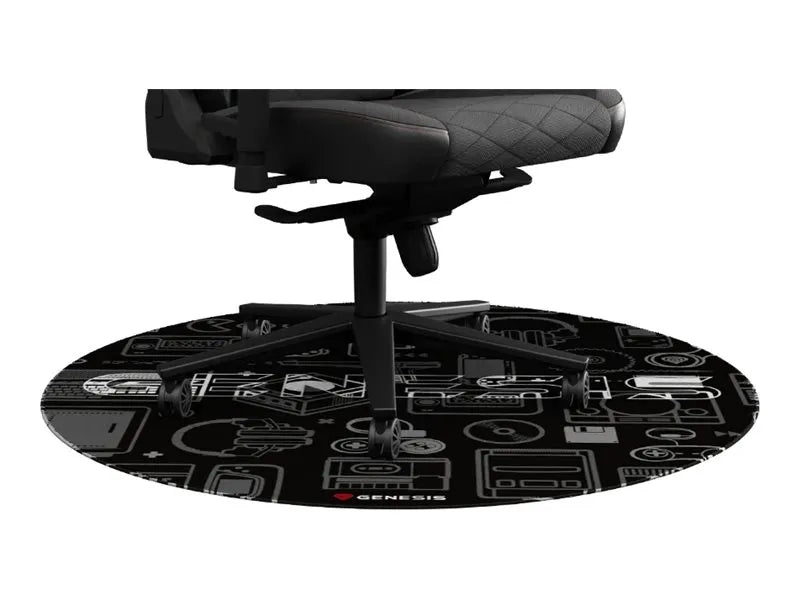 Genesis Protective Floor Mat Tellur 300 Round Gear Polyester | Floor Mat | Multicolor