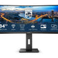 PHILIPS 346B1C/00 Monitor 34inch WQHD VA