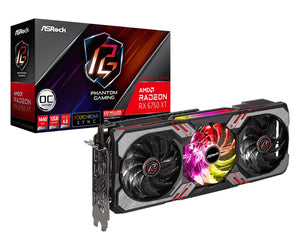 Graphics Card|ASROCK|AMD Radeon RX 6750 XT|12 GB|GDDR6|192 bit|PCIE 4.0 16x|Two and Half Slot Fansink|1xHDMI|3xDisplayPort|RX6750XTPGD12GO