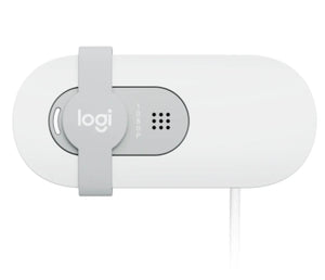 Logitech Brio 100 Full HD Webcam, 2 MP, FHD 1080p, 58°, USB, Off-White
