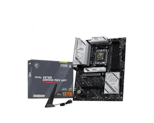 Mainboard|MSI|AMD X870E|Socket AM5|ATX|RAM DDR5-SDRAM|4xSlots|Wi-Fi Yes|Bluetooth Yes|3xNumber of M.2 (M) slots|MAGX870EGAMINGMAXWIFI