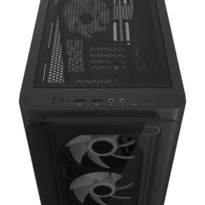 Case|ASUS|A23 PLUS|MidiTower|Case product features Transparent panel|MicroATX|MiniITX|Colour Black|A23PLUSTG/ARGBBLACK