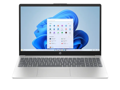 HP 15 | 15-fc0041ny | Silver | 15.6 " | FHD | 1920 x 1080 pixels | AMD Ryzen 5 | 5625U | 16 GB | DDR4-SDRAM | Solid-state drive capacity 256 GB | AMD Radeon Graphics | Windows 11 Home | 802.11ax | Bluetooth version 5.4 | Keyboard language English | W...