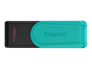 Kingston USB Flash Drive | DataTraveler Exodia S | 128 GB | USB 3.2 Gen 1 | Black/Turquoise