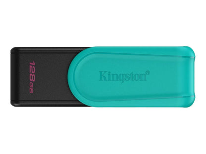 Kingston USB Flash Drive | DataTraveler Exodia S | 128 GB | USB 3.2 Gen 1 | Black/Turquoise