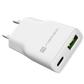 Natec Ribera USB Charger Gan Slim USB 1X USB-A + 1X USB-C 20W | NUC-2376
