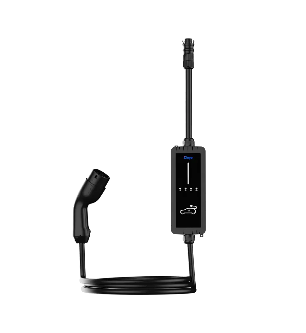 Deye EV Charger AC Three-Phase 400V | SUN-EVSE22K01-EU-AC | 22 kW | 4.2 m | Black