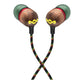 Marley Wired Earbuds | Smile Jamaica | Built-in microphone | USB Type-C | Rasta
