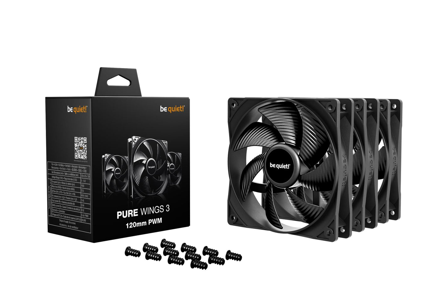 CASE FAN 120MM PURE WINGS 3/PWM 3-PACK BL141 BE QUIET
