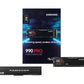 SSD|SAMSUNG|990 PRO|2TB|M.2|PCIE|NVMe|MLC|Write speed 6900 MBytes/sec|Read speed 7450 MBytes/sec|2.3mm|TBW 1200 TB|MTBF 1500000 hours|MZ-V9P2T0BW
