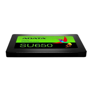 SSD|ADATA|SU650|512GB|SATA 3.0|Write speed 450 MBytes/sec|Read speed 520 MBytes/sec|2,5"|TBW 140 TB|MTBF 2000000 hours|ASU650SS-512GT-R