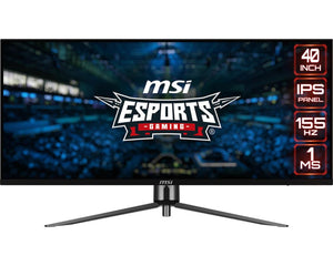 LCD Monitor|MSI|MAG401QR|40"|Gaming/21 : 9|Panel IPS|3440x1440|21:9|155Hz|Matte|1 ms|Tilt|Colour Black|MAG401QR