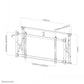 NEWSTAR FLAT SCREEN WALL MOUNT FOR VIDEO WALLS (POP-OUT / STRETCHABLE) 46-52" BLACK